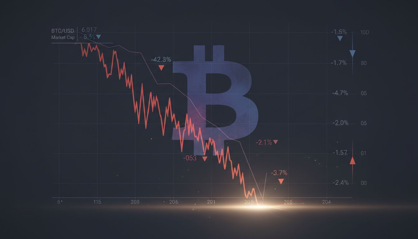 비트코인 샤프 비율 '-0.5'…저위험 구간 진입, 반등 신호일까