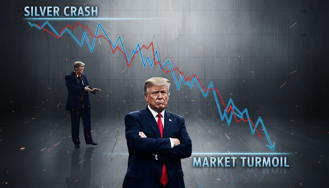 1조 8,100억 달러 증발…은, 트럼프 연준 지명에 '35% 폭락'