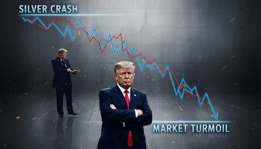  1조 8,100억 달러 증발…은, 트럼프 연준 지명에 '35% 폭락'