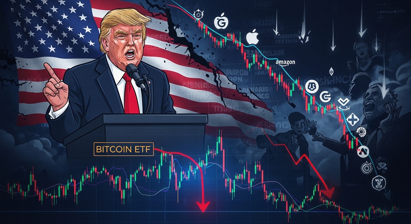 1조 1,813억 원 유출… 비트코인 ETF, 트럼프 '관세 발언' 직격탄