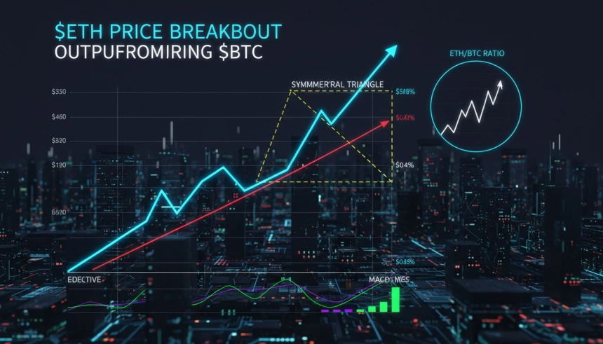 이더리움($ETH), 비트코인 제치고 상승 앞서나… ETH/BTC 강세 신호 확대