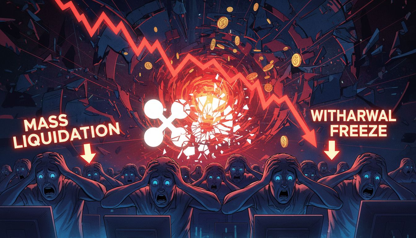 214,000명 청산·2.4조 원 증발…XRP '폭락 쇼크' 직격탄