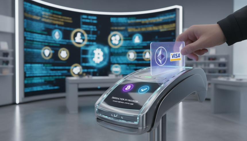 비자 암호화폐 카드 결제액 525% 폭등…이더리움 기반 이더파이 8천억 원 결제 1위