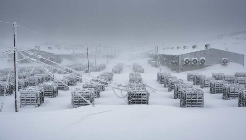  미국 한파 직격탄에 비트코인($BTC) 해시레이트 40% 급락…파운드리USA 60% 감소