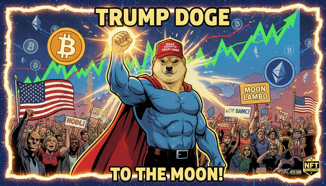 트럼프, 도지코인 NFT로 밈코인 시장 자극…대선 앞두고 거래 심리 달아올라