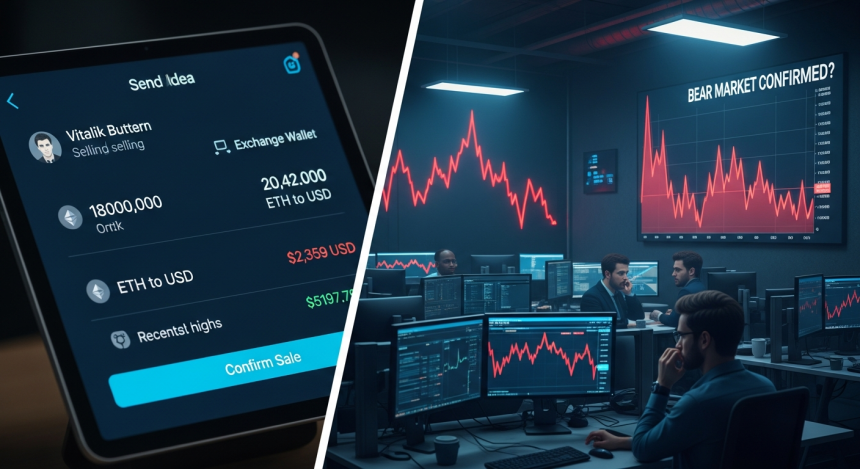  660만 달러 매도… 비탈릭 부테린, ETH 2,961개 시장에 풀었다