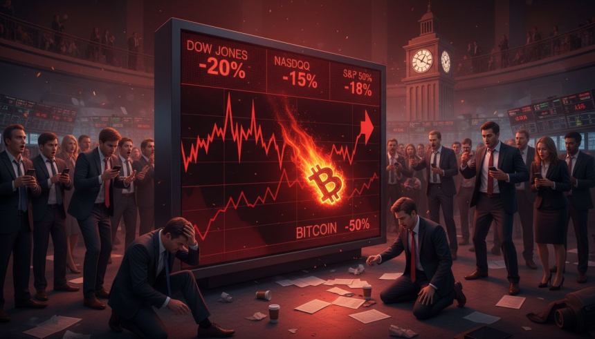  하루 만에 3,648조 증발…비트코인 7% 급락, '공황 매도' 현실화