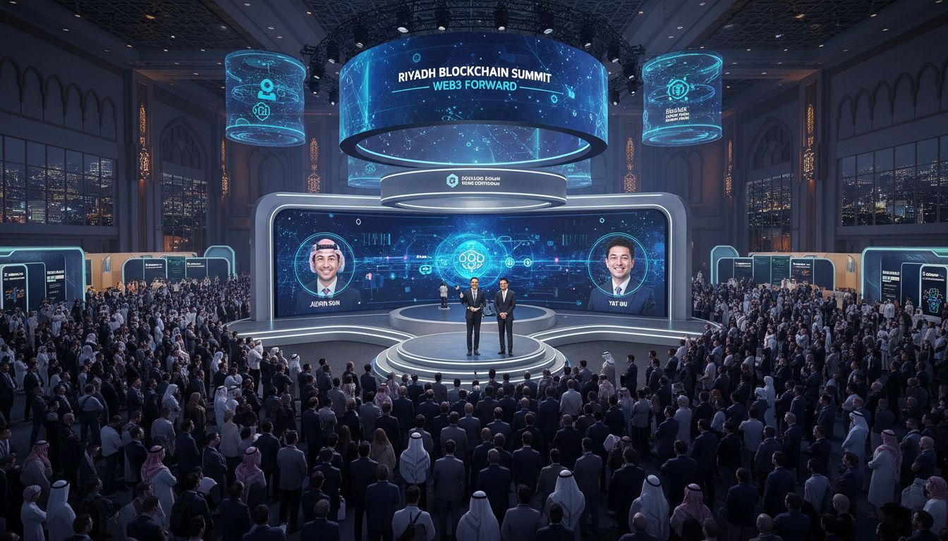 1만 명 운집… 리야드 '글로벌 블록체인 쇼'에 업계 리더 총출동