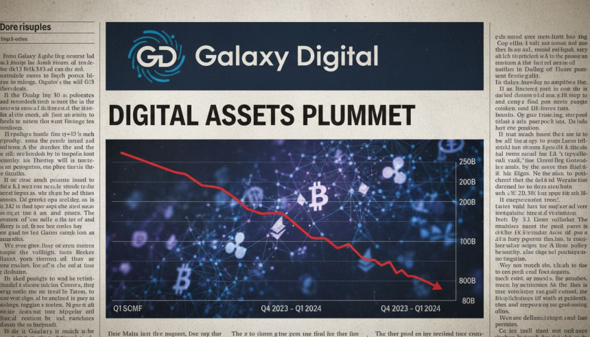  6,990억 원 손실… 갤럭시 디지털, 암호화폐 하락 직격탄에 주가 -13%