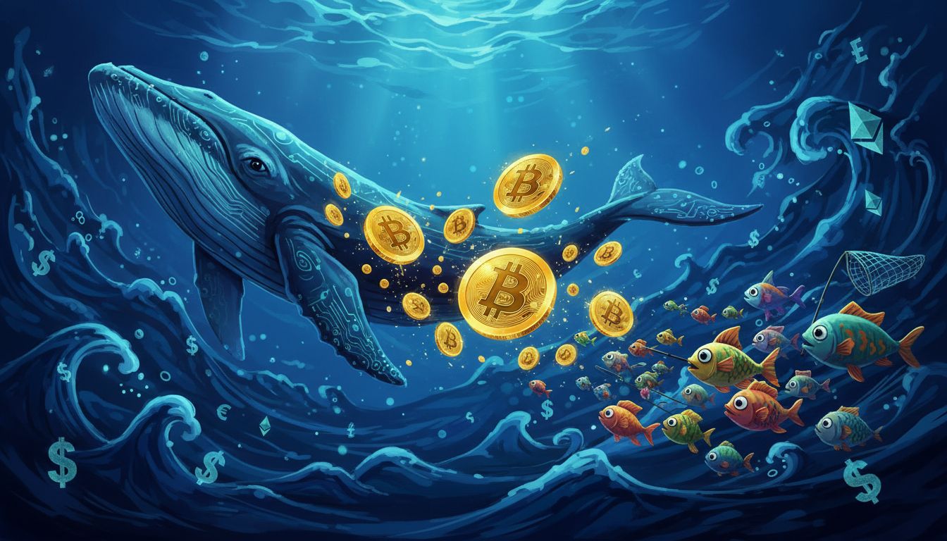 약 50% 하락 속 '7만 5,000달러 탈출'… 비트코인, 고래는 팔고 개미는 산다