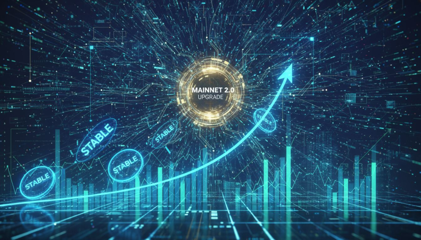  30억 달러 FDV 돌파… '스테이블' 메인넷 업그레이드 앞두고 +43% 급등