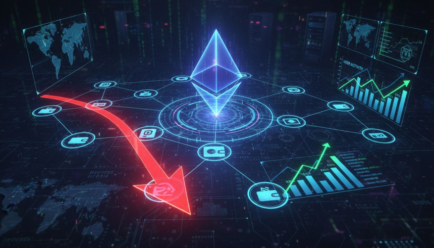  46만 개 지갑 '활성'… ETH 가격 급락에도 사용자 활동 '역대급'