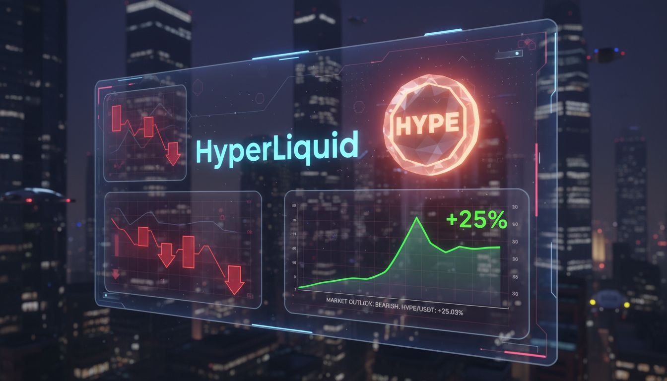 25% 급등한 '하이퍼리퀴드'…HYPE, 침체장 속 유일한 반등 코인