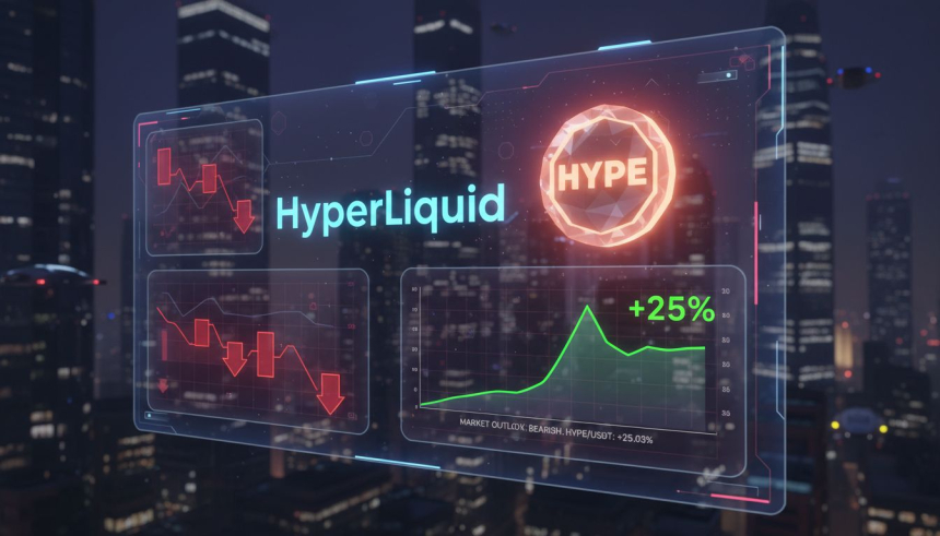  25% 급등한 '하이퍼리퀴드'…HYPE, 침체장 속 유일한 반등 코인