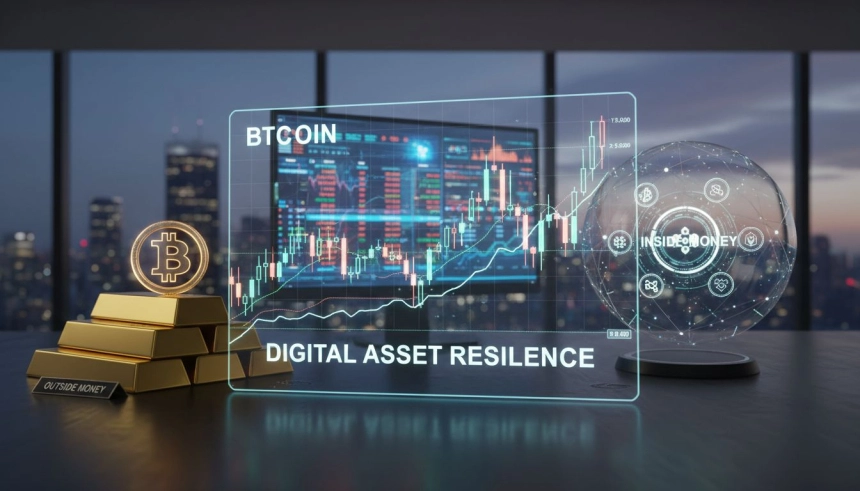 7만 달러 초반서 반등 기지개… 비트코인, '외부 자산' 생존력 시험대