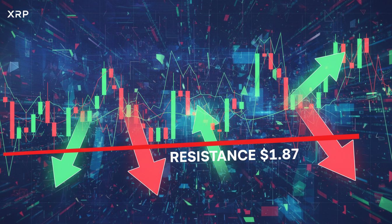 1.87달러 회복 못하면 '50% 추가 하락'…리플, 결정적 분기점 도달