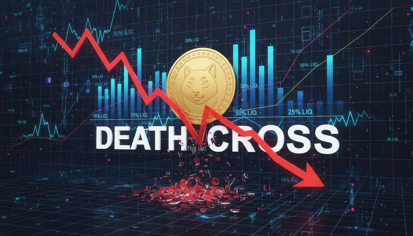 8,972% 청산 불균형… 시바이누, '데드크로스'에 붕괴 신호 켜졌나