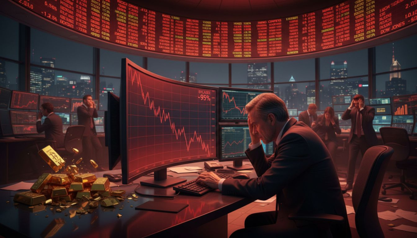  2조 6,200억 달러 증발…비트코인·금 동반 급락, 글로벌 시장 '불안 확산'