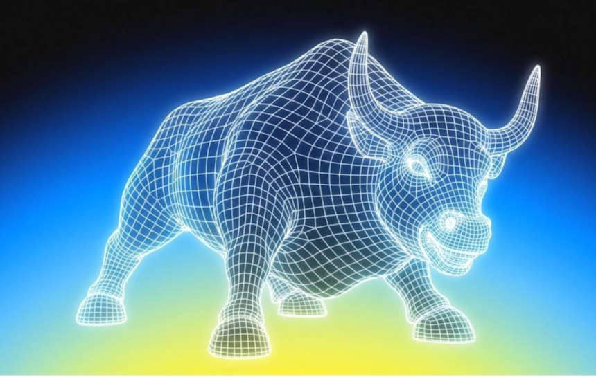  디지털 강세장의 상징 / 토큰포스트 일러스트 