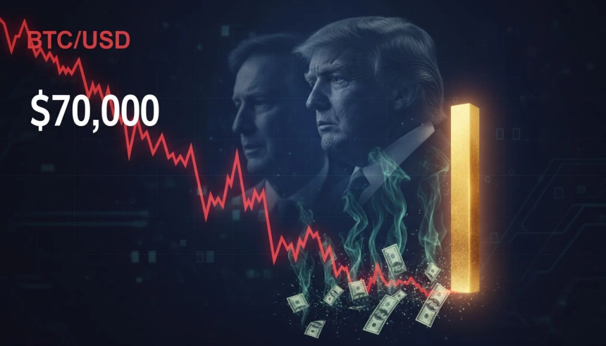 400억 달러 증발…비트코인, '워시 쇼크'에 7만 달러 붕괴