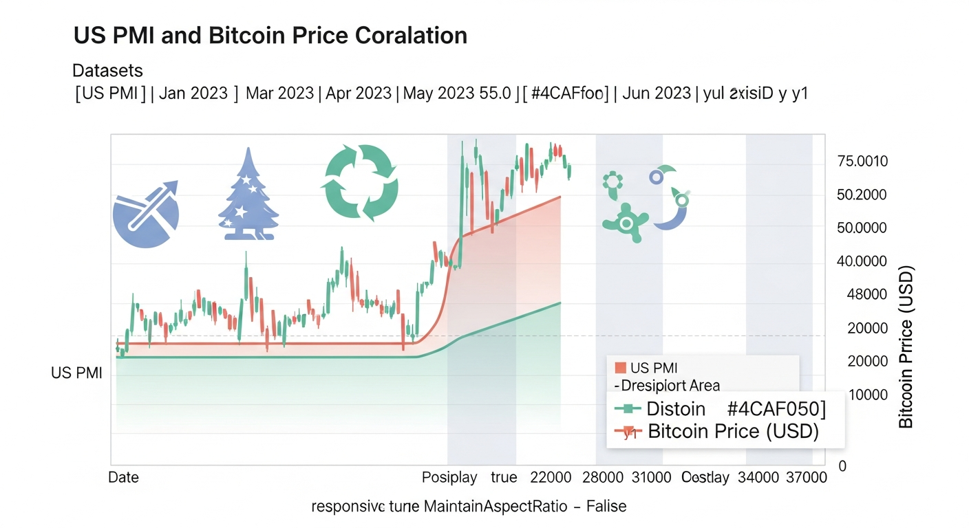3년 만에 '50 상회'…美 PMI 반등에 비트코인 강세 신호될까