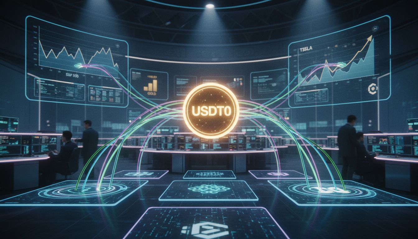 500억 달러(약 7조 2,200억 원) 크로스체인 처리… 테더, 하이퍼리퀴드 ‘USDT0’로 온체인 주식·원자재 퍼페추얼 판 키운다