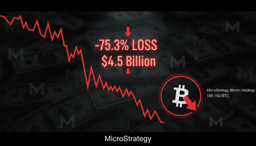 7억 7,700만 달러 청산…비트코인 급락에 스트레티지 '5조 원 손실'