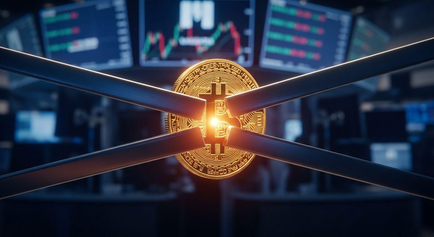 볼린저밴드 역대 최저 압축…비트코인, 3만3천달러 최종 투매냐 ‘세대적 매수’냐