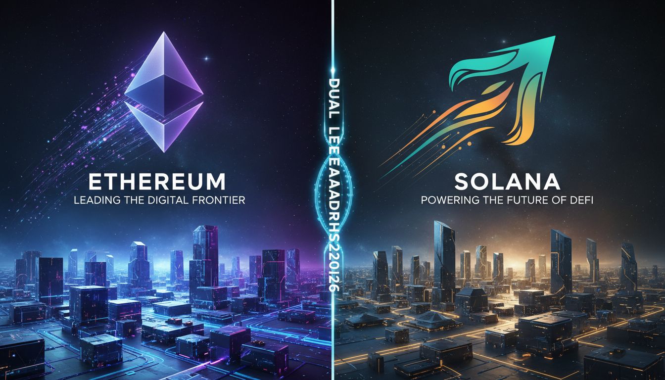 2026년 블록체인 양강 구도… 이더리움·솔라나 '쌍두마차' 부상