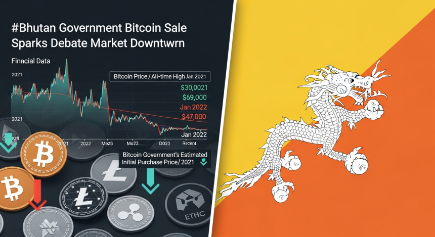  297억 원 규모 비트코인 매도…부탄, 보유량 57% '반토막'