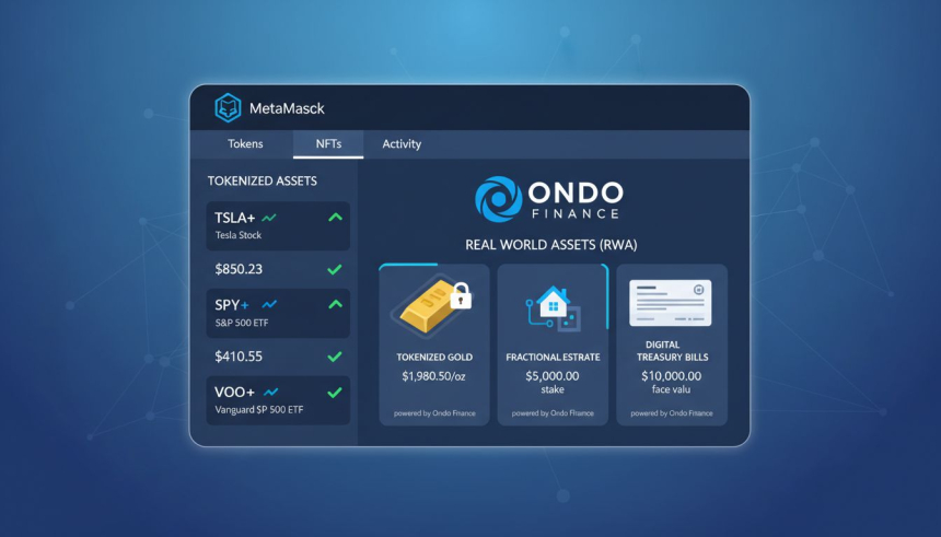  3조 3,000억 원 시장 겨냥…메타마스크, 미국 주식·ETF 토큰화 서비스 개시