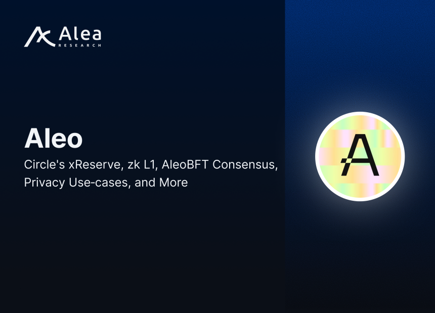 알레아 리서치, 알레오 기반 스테이블코인 ‘USDCx’ 보고서 발간… “기업 기밀 보호·규제 준수 동시 달성”