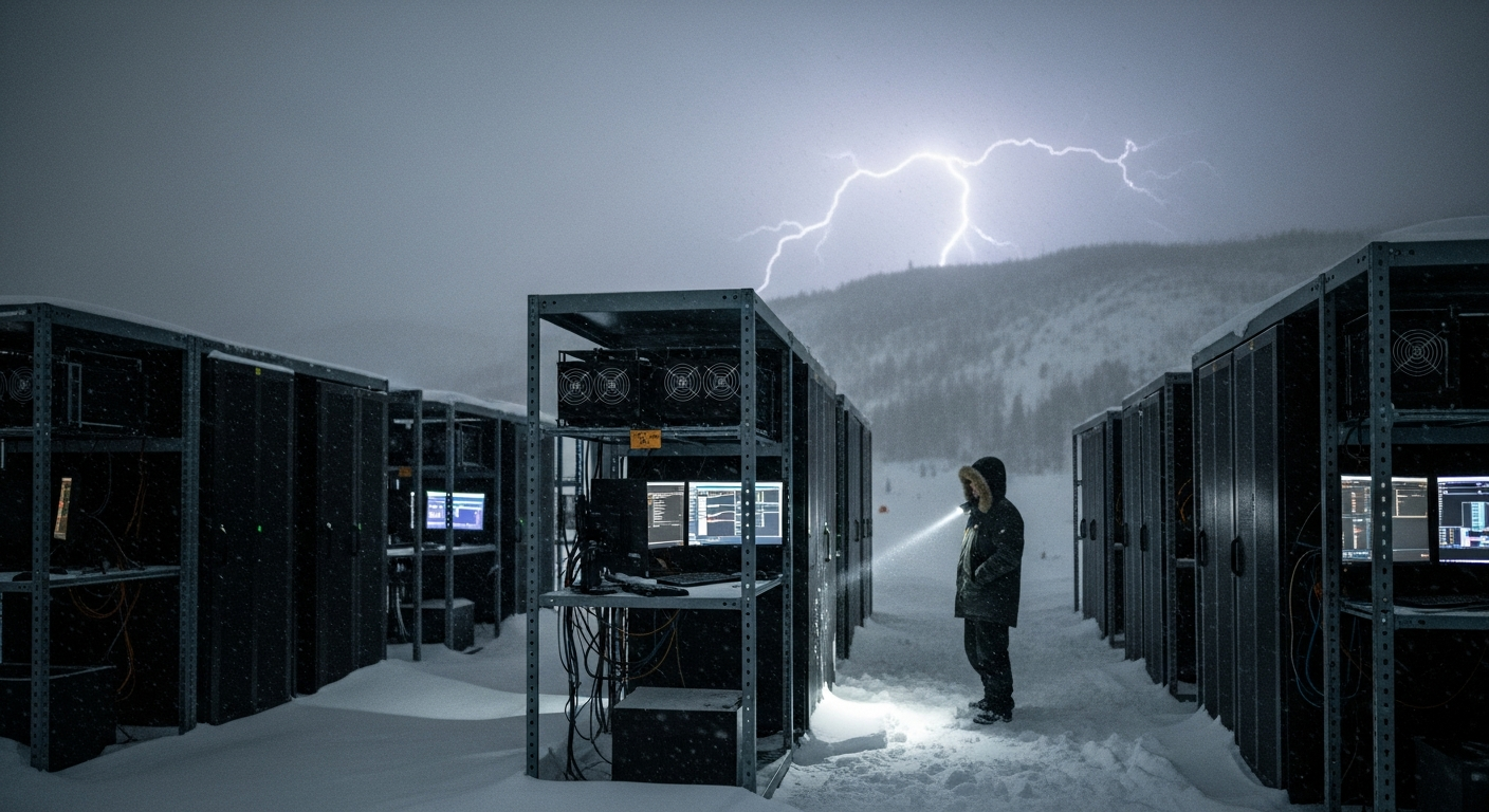60% 급감… 美 겨울 폭풍에 비트코인 하루 채굴량 '반토막'
