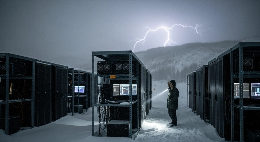 60% 급감… 美 겨울 폭풍에 비트코인 하루 채굴량 '반토막'