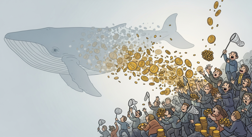  1조 1,920억 원어치 매도… 비트코인 고래 지갑, 9개월來 '최저'