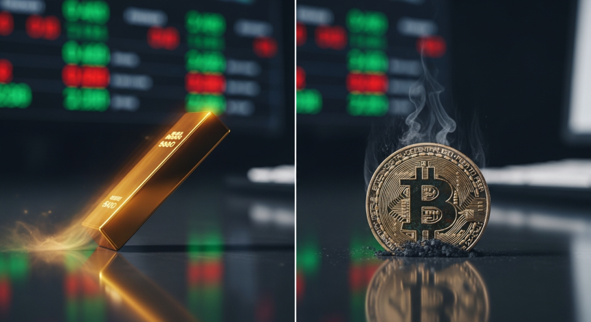  유동성 늘어도 ‘디지털 금’은 못 올랐다…금 강세·비트코인 부진의 분기점