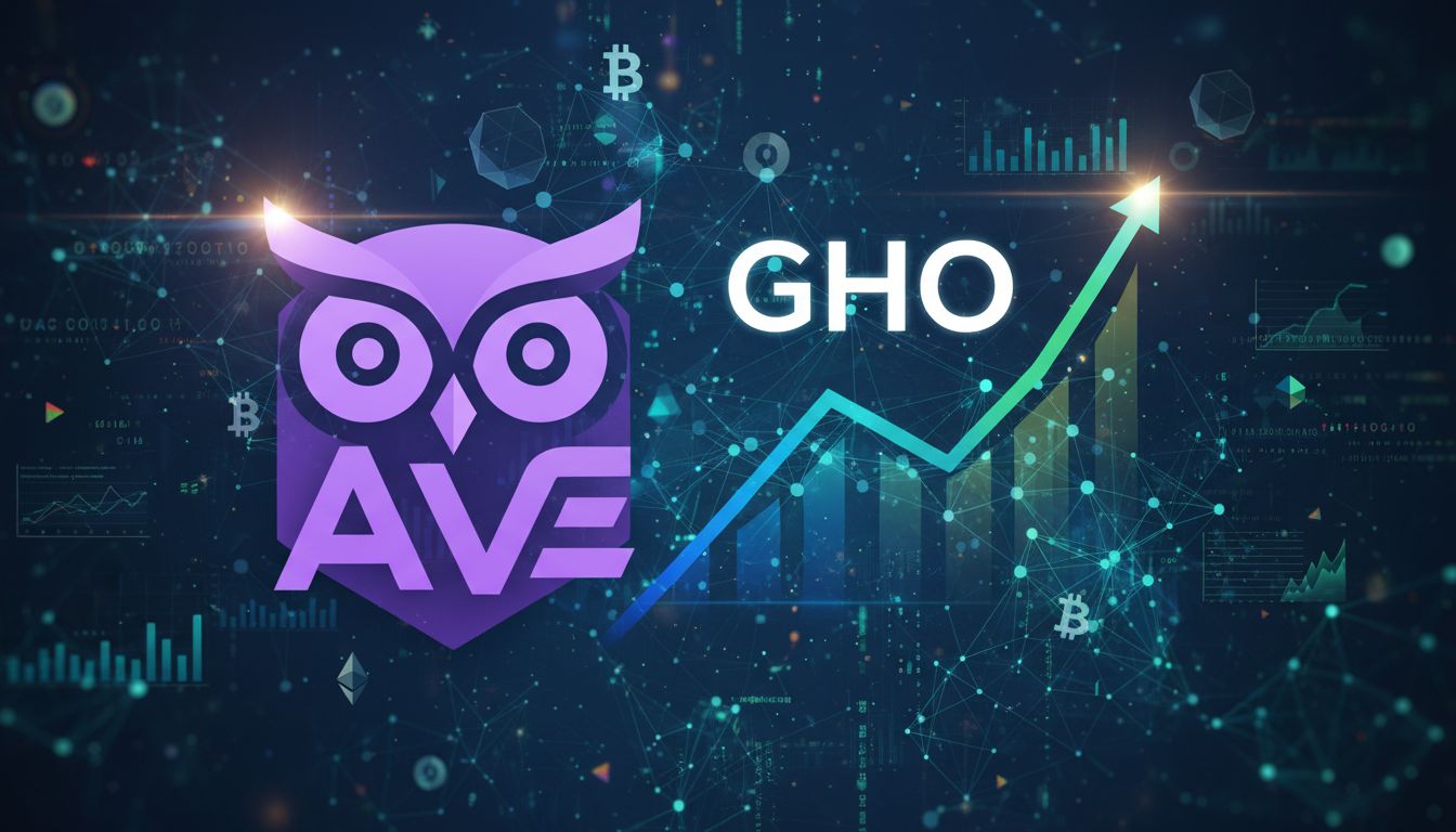 5억 달러 돌파… '에이브 스테이블코인 GHO', 발행량 3배 급증