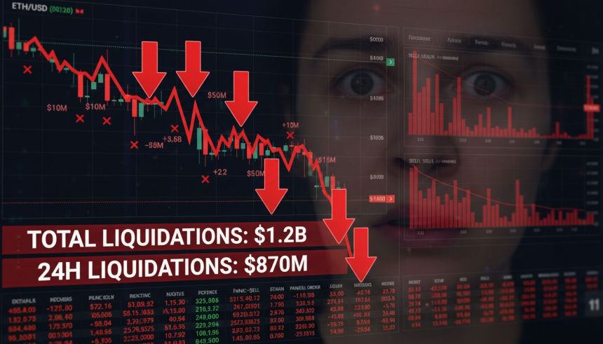  3조 6,300억 원 청산… 이더리움, 9% 급락에 '2,100달러' 시험대