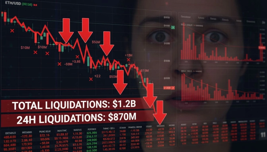 3조 6,300억 원 청산… 이더리움, 9% 급락에 '2,100달러' 시험대