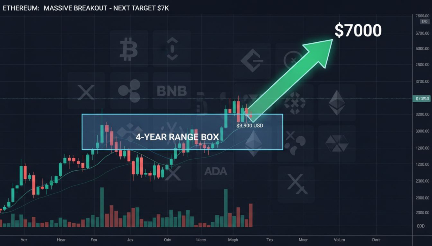 7,000달러 상단 열릴까… 이더리움, 4년간 누적된 상승 에너지 주목