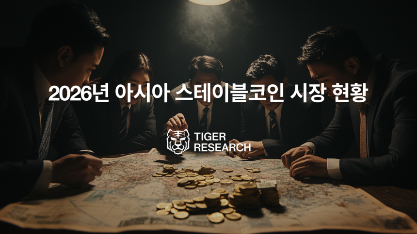 타이거리서치 “아시아 스테이블코인 1% 미만…속도가 주권 가른다”