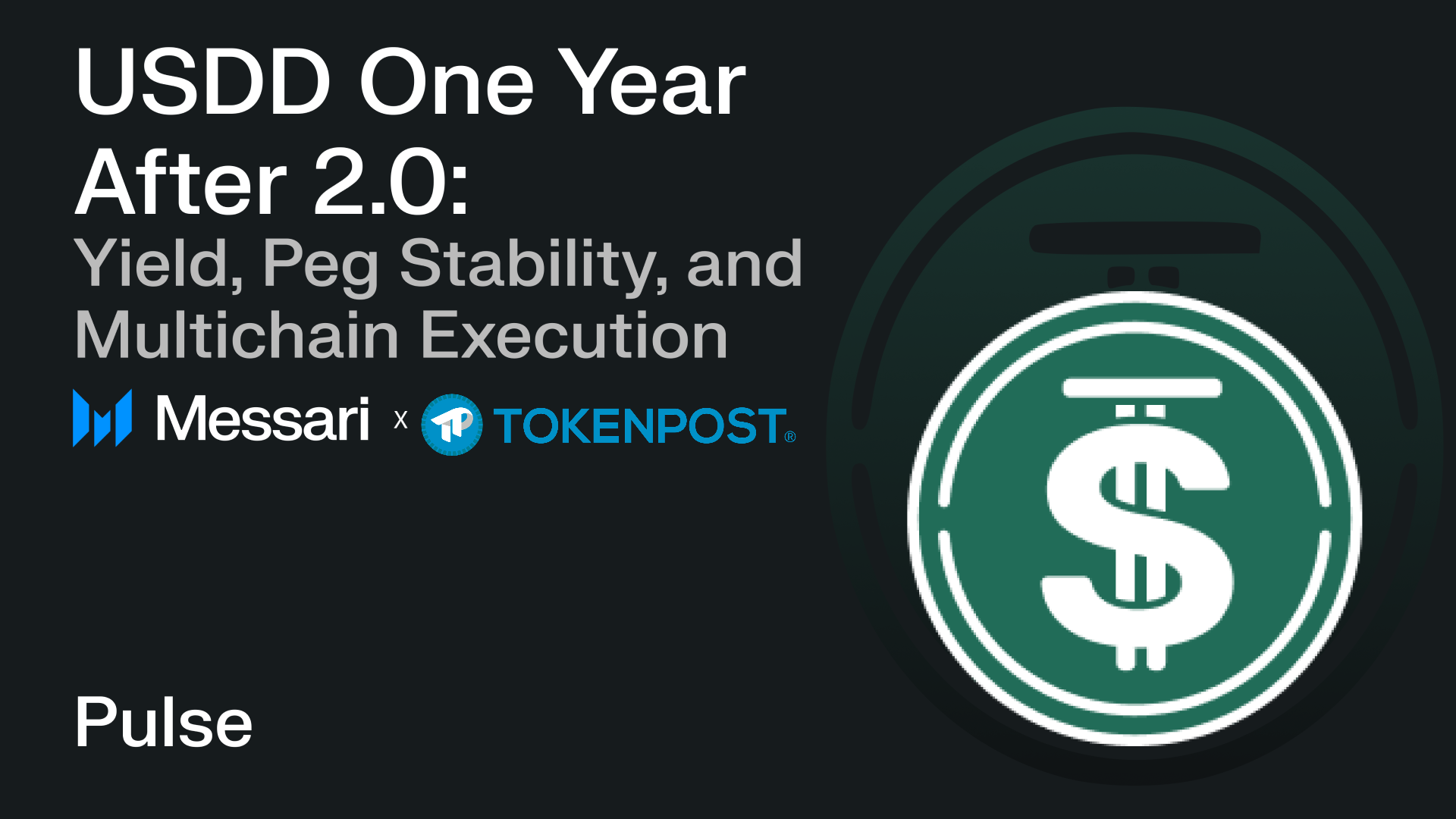 “연 8% 수익률로 디파이 장악”...USDD 2.0, 스테이블코인의 새 균형점 되나 - 메사리 리서치