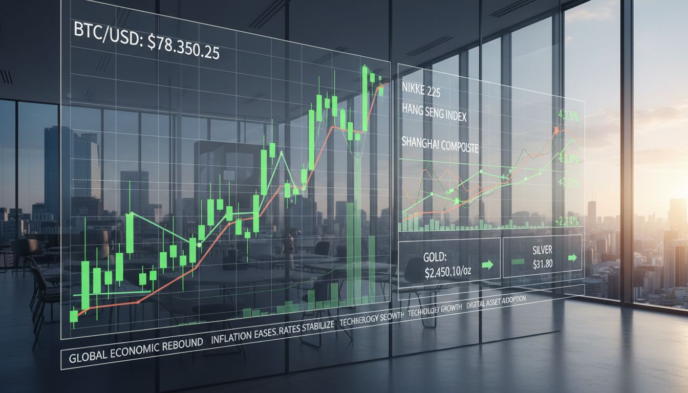 2조 7,200억 달러 시총 회복…비트코인, 7만 8천 달러선 '재안착'