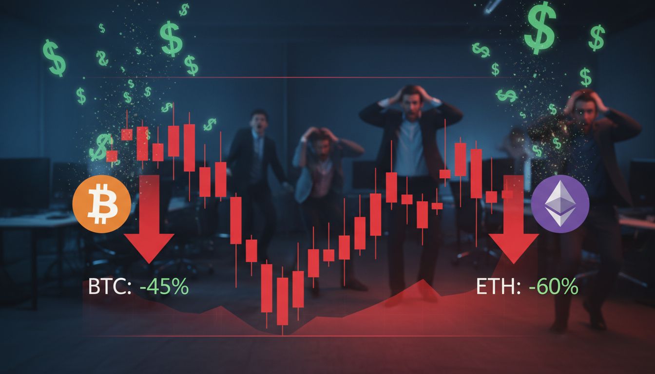 13억 달러 청산…비트코인, 9일 만에 2만 달러 증발