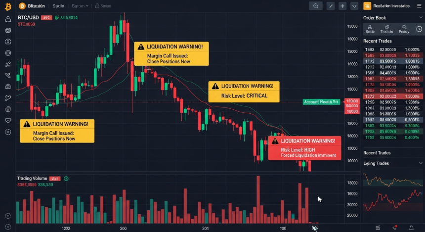  8억 달러 청산…비트코인, 15개월 만에 최저가 추락