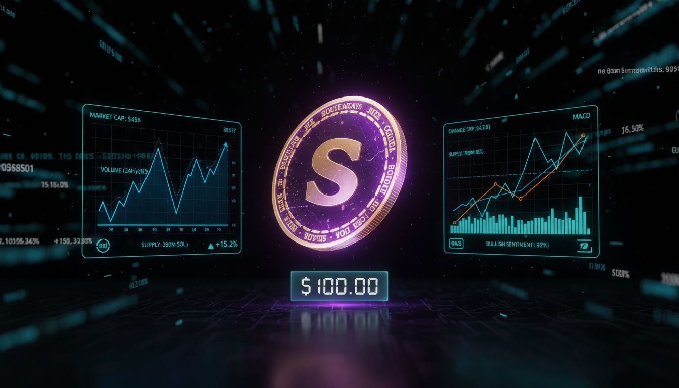 100달러 지지선서 '500% 반등 여력'…솔라나, 기술적 반전 신호 켜졌나