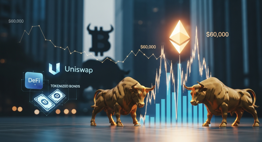  21억달러 토큰채·6만달러 비트코인… 규제 압박 속 ETH ‘V자 반등’ 시험대