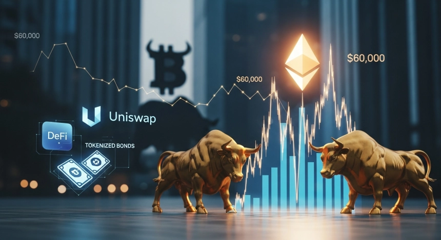 21억달러 토큰채·6만달러 비트코인… 규제 압박 속 ETH ‘V자 반등’ 시험대