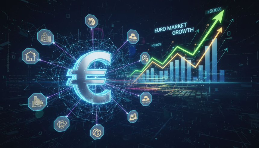  175조 원 시장으로 '폭풍 성장'… 유로 스테이블코인, 1,600배 급증 예고