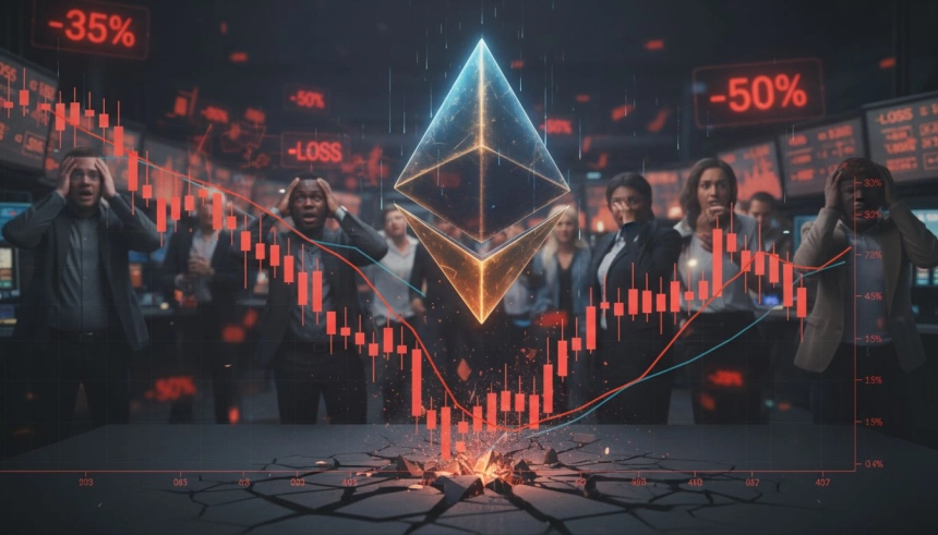 52억 달러 손실… 이더리움 고래들, '2,400달러 붕괴' 직격탄 맞았다